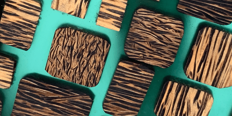 Detail of platter with shell rim